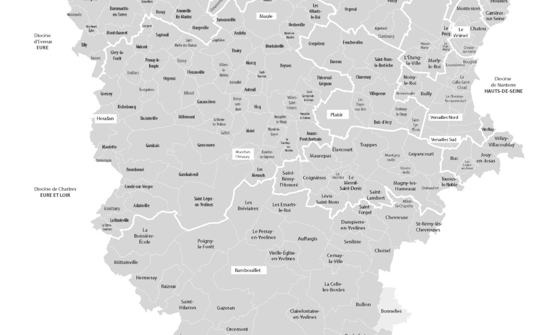Carte des Yvelines
